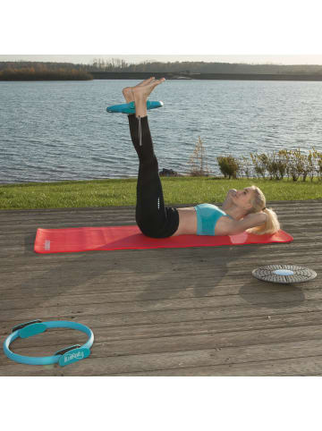 relaxdays 4 x Yogamatte in Rot - (B)60 x (H)1 x (T)180 cm