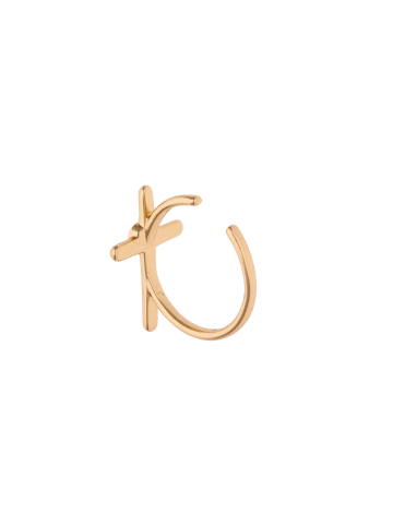 myMo Women Earring in Rose Gold Red