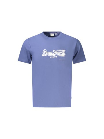 Pepe Jeans Blaues Baumwoll-T-Shirt