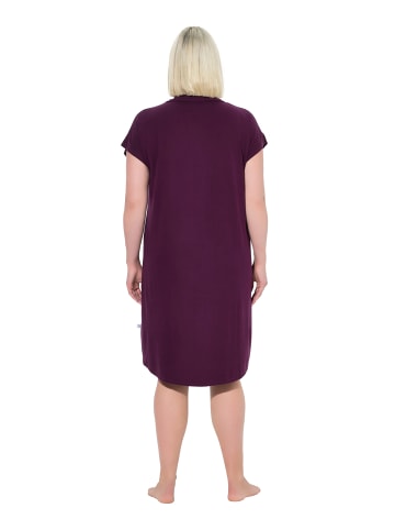Ulla Popken Nachthemd in traubenrot