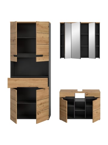 ebuy24 Badmöbelset Canu Eiche 171 x 34 cm