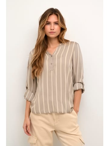 Kaffe Langarm-Bluse KAstridy Regular fit in Fallen Rock/Sand Dollar