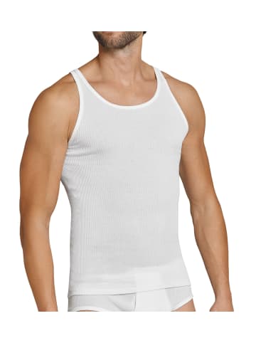 Schiesser Unterhemd 4er Pack in Weiß