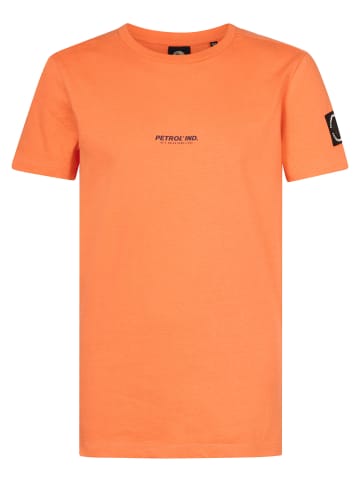 Petrol Industries T-Shirt mit Logo Tropicrush in Orange