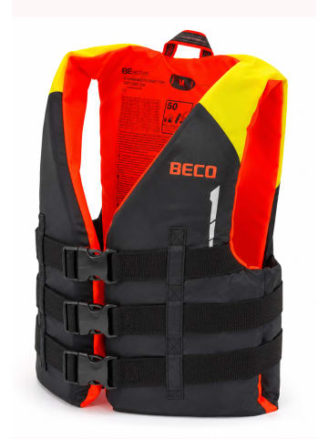 BECO the world of aquasports Schwimmweste BEactive in schwarz-neongelb