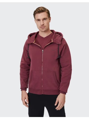 Venice Beach Sweatjacke VBM Gavin in burgundy