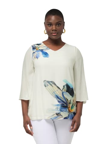 Ulla Popken Bluse in schneeweiß