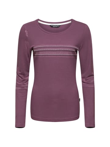 Chillaz W DALMATIEN ORNAMENT LONGSLEEVE in Bordeaux