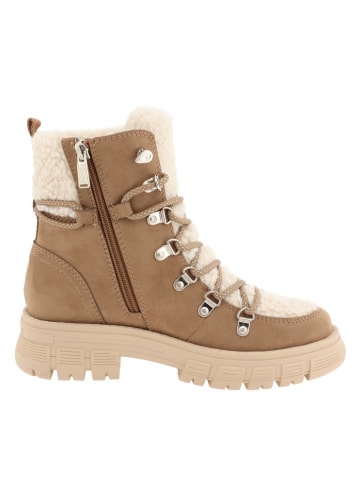 Tom Tailor Schnürstiefel  in Beige