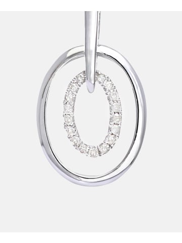 Diamant L'éternel Halskette mit Anhänger aus 375 Weißgold mit 0.05 Karat Diamant