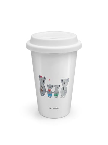 Mr. & Mrs. Panda Kaffeebecher To Go Koala Familie zwei ohne Spruch in Weiß