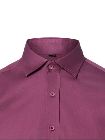 Nils Sundström Hemd in aubergine - 0005