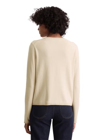 Marc O'Polo Cardigan slim in natural stone