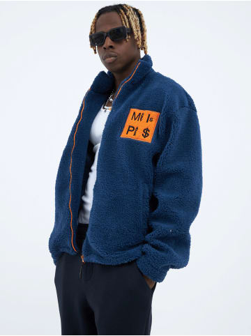 COFI 1453 Fleecejacke Money Oversize in Dunkelblau
