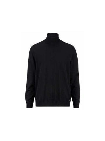 OLYMP  Rollkragenpullover in schwarz