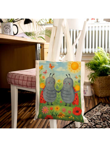 Mr. & Mrs. Panda Tasche Sternzeichen Zwilling Design ohne Spruch in Weiß