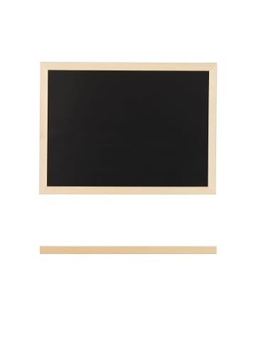 relaxdays 4x Kreidetafel in Schwarz - (B)40 x (H)30 cm