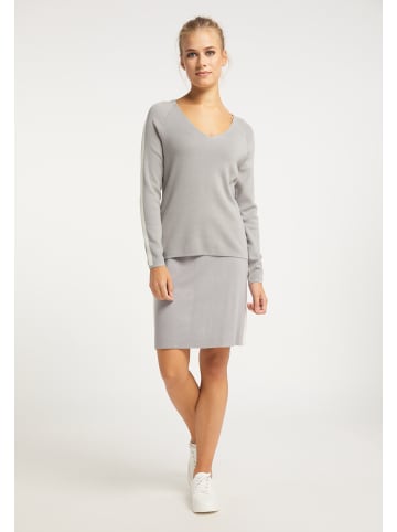 usha BLUE LABEL Damen Strickpullover in Silber Grau