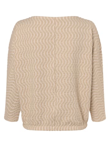 OPUS Sweatshirt Gellig in beige ecru