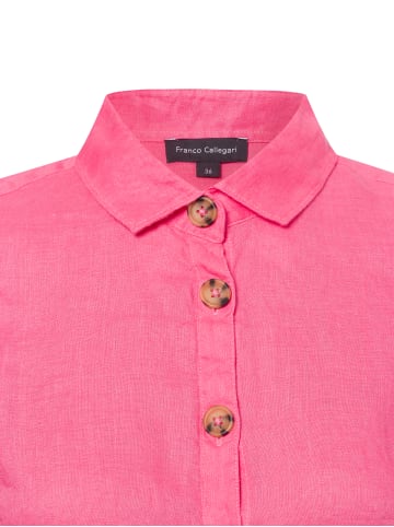 Franco Callegari Leinenbluse in pink - 0052