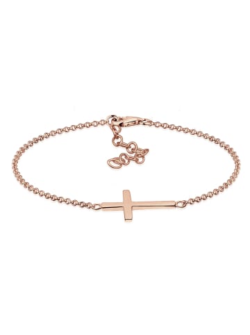 Elli Armband 925 Rosegold Kreuz in Rosegold