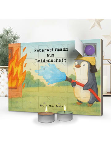 Mr. & Mrs. Panda Duftkerzen Adventskalender Feuerwehrmann Leiden... in Weiß