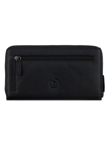 Bugatti Mira Geldbörse RFID Schutz Leder 19 cm schwarz