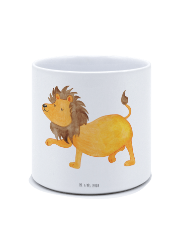 Mr. & Mrs. Panda Pflanzkübel Sternzeichen Löwe ohne Spruch in Weiß