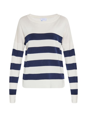 usha BLUE LABEL Damen Pullover in Weiss Marine