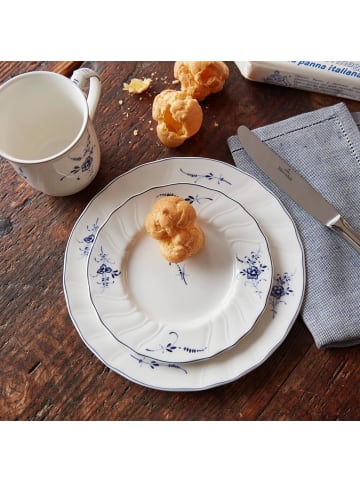 Villeroy & Boch 6er Set Speiseteller Vieux Luxembourg ø 26 cm in weiß-blau