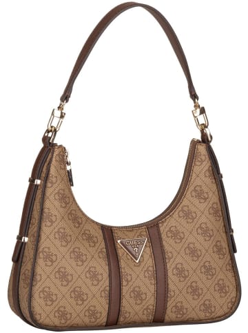 Guess Schultertasche Noreen SG 00180 in Latte Logo/Brown