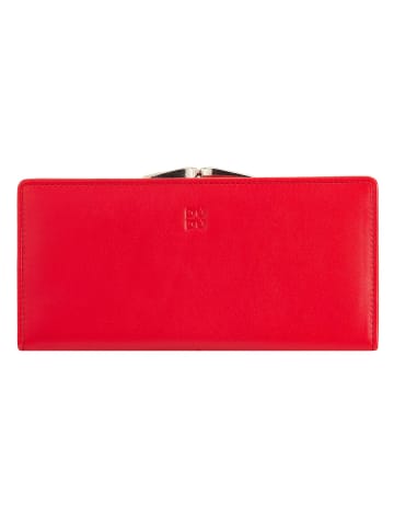 DuDu Chiloé Geldbörse RFID Schutz Leder 19.5 cm in flame red