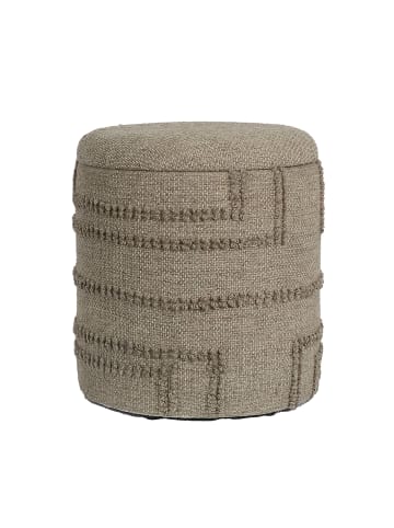 FineBuy Hocker und Sitzsäcke in Braun / Stoff / 40x40x45