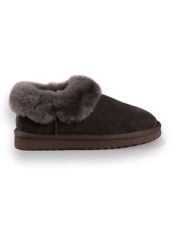 Aus Wooli Slipper Coogee in Grey