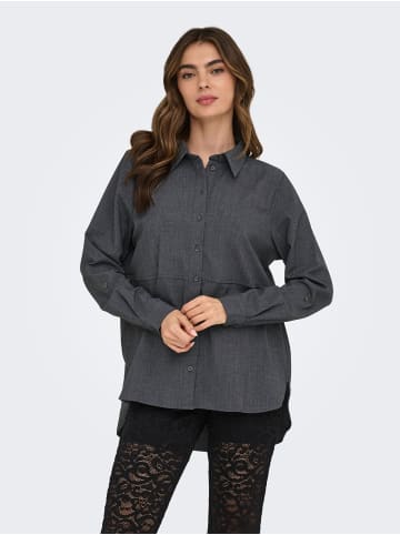 JDY Hemd in Dark Grey Melange