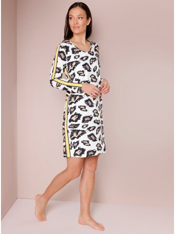 WITT WEIDEN Modal-Sleepshirt in ecru-schwarz-bedruckt