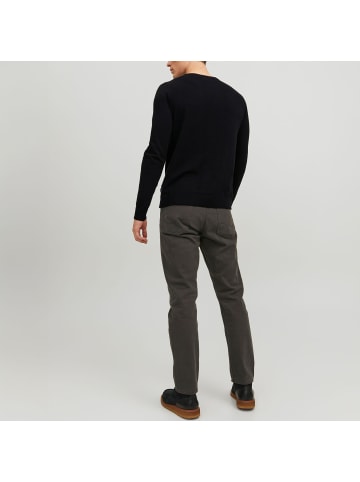 Jack and Jones Strickpullover JJEEMIL Knit Crew Neck in Schwarz