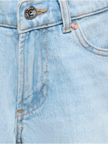 KIDS ONLY High Waist Jeansshorts KOGROBYN in light blue denim