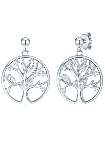 Rafaela Donata Ohrhänger Baum des Lebens Sterling Silber Zirkonia in silber