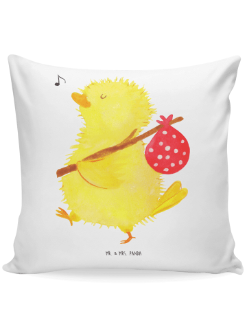 Mr. & Mrs. Panda Dekokissen 40x40 Küken Wander ohne Spruch in Weiß