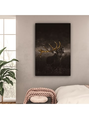 MuchoWow Leinwand Bilder Hirsch