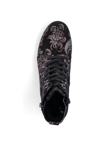 WALDLÄUFER Schnürstiefelette in schwarz multi