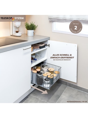bremermann Schrank-Korbauszug ca. 40 x 23 x 50,5 cm (B/H/T)