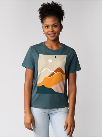wat? Apparel T-Shirt Countryside 02 in Petrol
