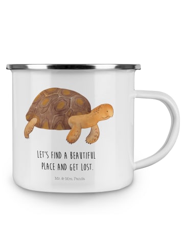 Mr. & Mrs. Panda Pott Schildkröte MHerzieren mit Spruch in Weiß