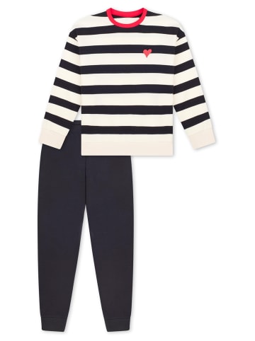 Schiesser Schlafanzug Cotton in Navy