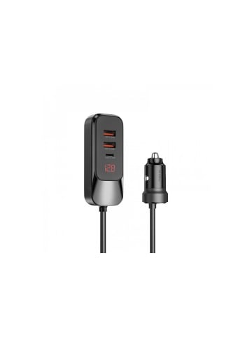 WIWU Zigarettenanzünder-Lader WiWU -  Autoladegerät Wi-QC015 120W in Schwarz