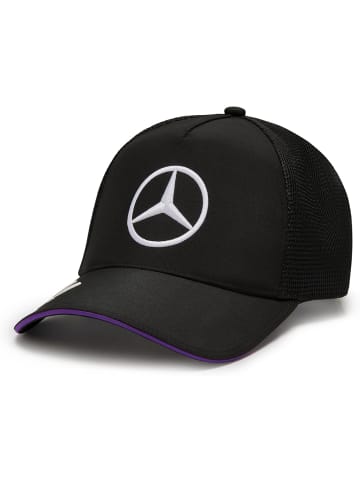 Mercedes PETRONAS F1 2024 Lewis Hamilton Trucker Kappe Schwarz Einheitsgröße