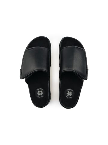 Flip Flop Slides "slide*velcro" in Schwarz