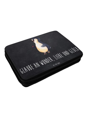 Mr. & Mrs. Panda Federmäppchen Pinguin Marienkäfer mit Spruch in Kreidetafel